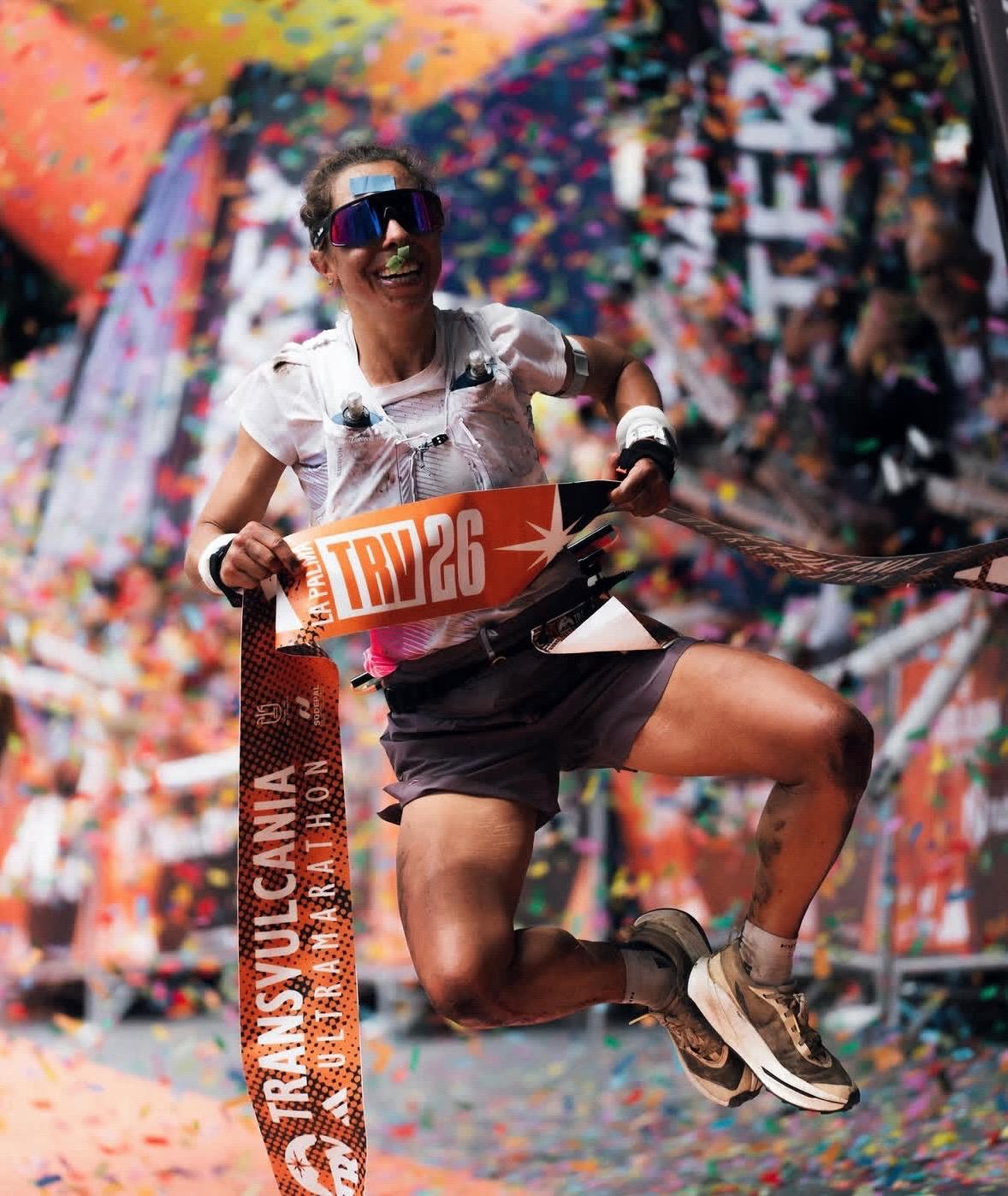 Blandine L'Hirondel à la Transvulcania