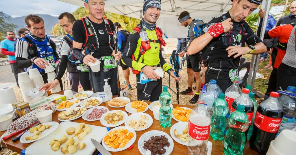 ravitaillement en trail