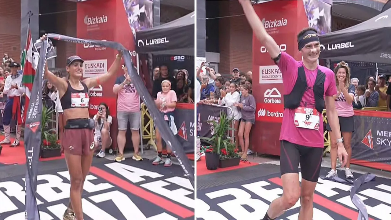 Alain Santamaría et Sara Alonso, vainqueurs de la Gorbeia Suzien 2026