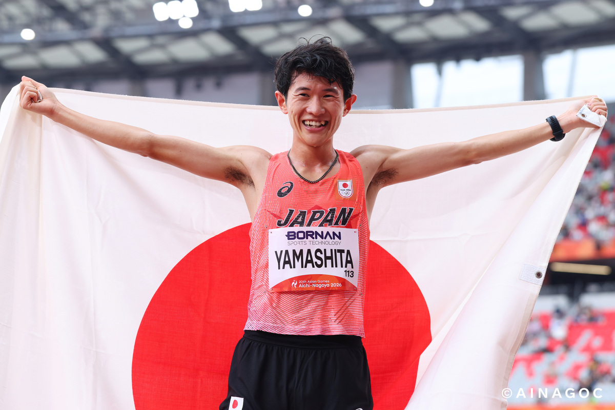 Ichitaka Yamashita remporte le marathon des Jeux asiatiques