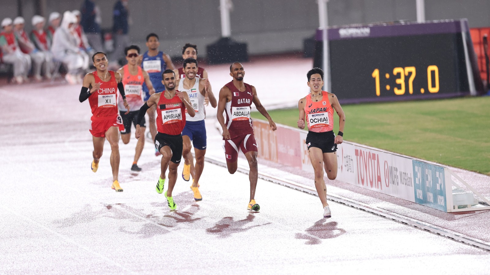 Jeux asiatiques : Ko Ochiai gagne le 800 m avec un record