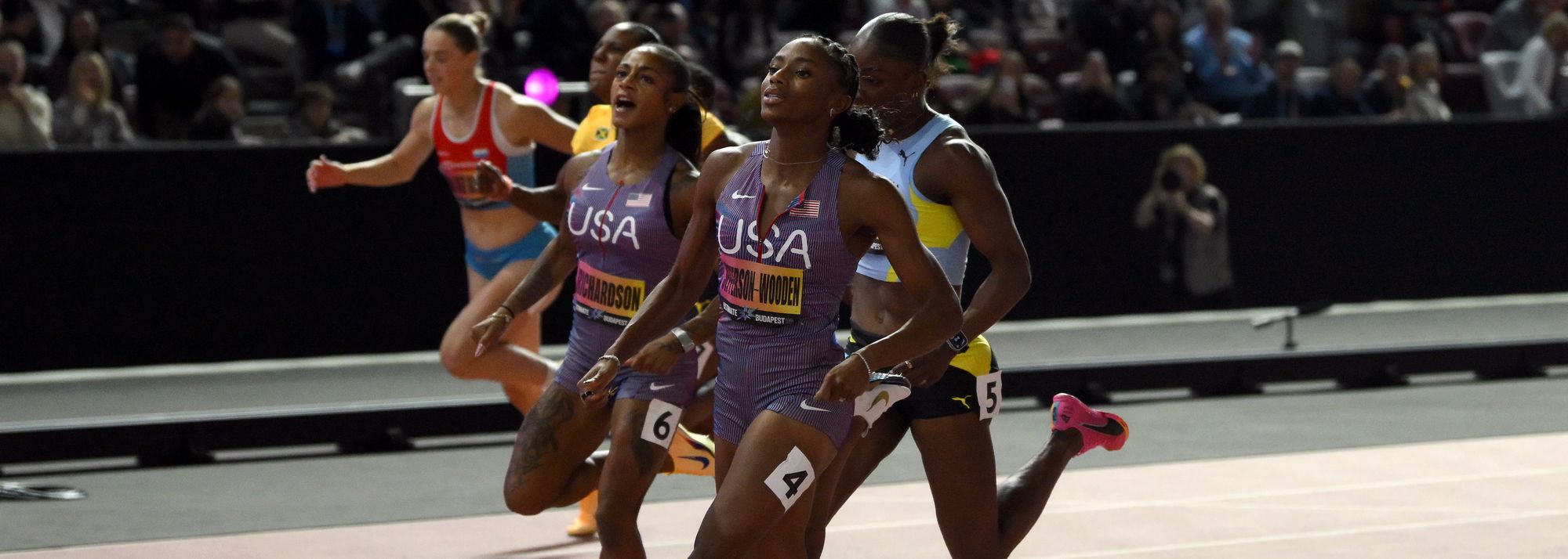 Melissa Jefferson-Wooden gagne le 100 m de Budapest en 10 s 62