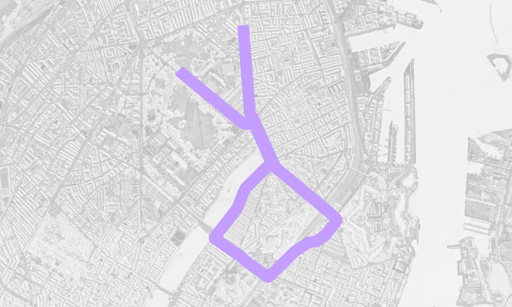 Carte officielle du parcours du 5 km des Mondiaux de course sur route à Copenhague en 2026
