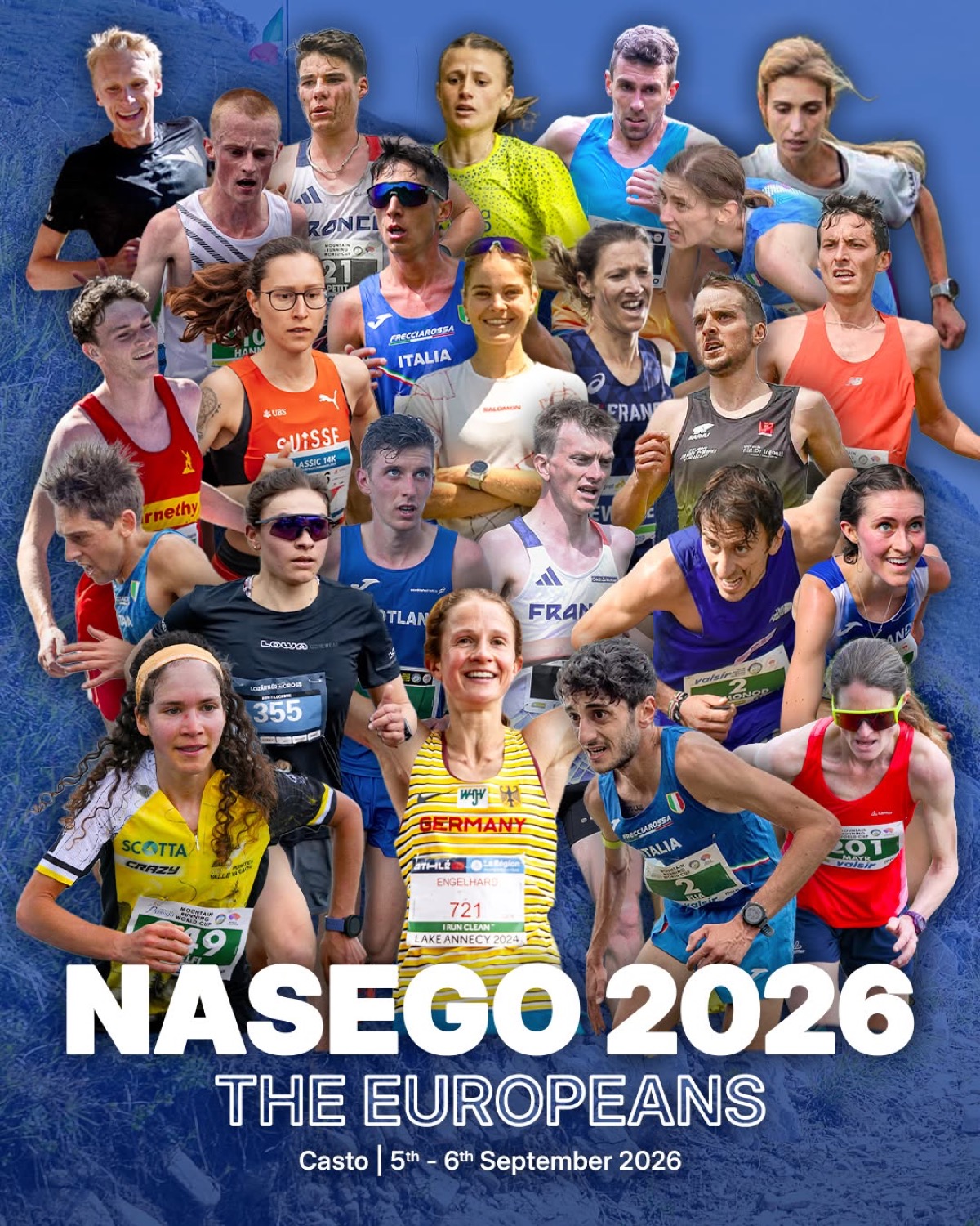 Montage officiel des athlètes européens annoncés au Vertical et au Trofeo Nasego 2026