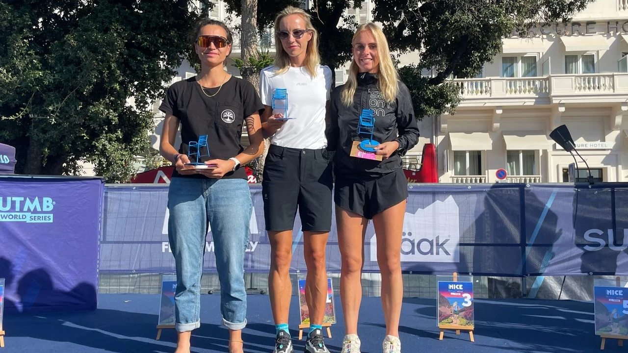 Martina Klancnik Potrc, Nanihi Dantin et Marianne Leroux sur le podium du Nice 100M 2026