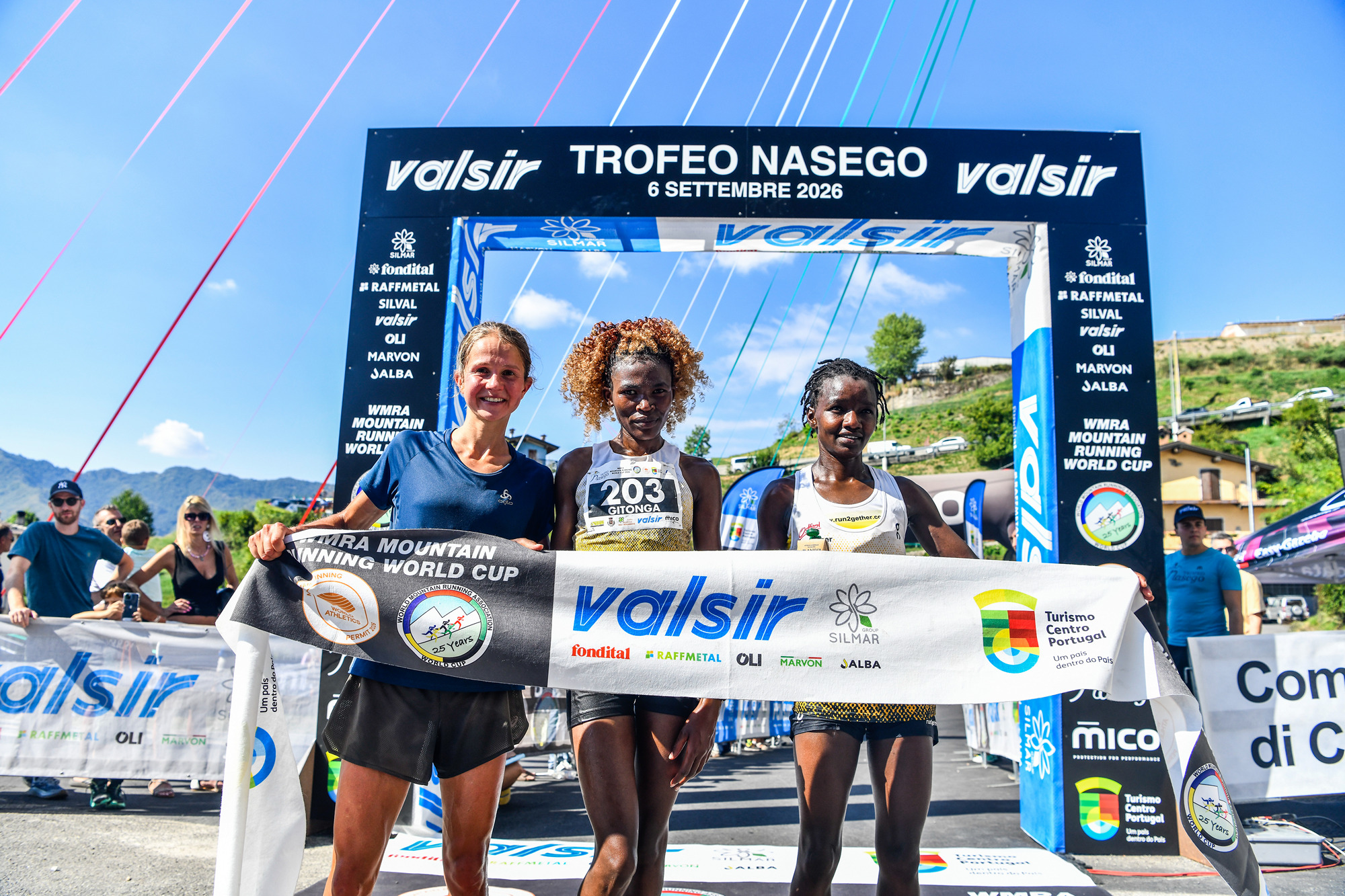 Ruth Gitonga, Nina Engelhard et Miriam Chepkirui après le Trofeo Nasego 2026