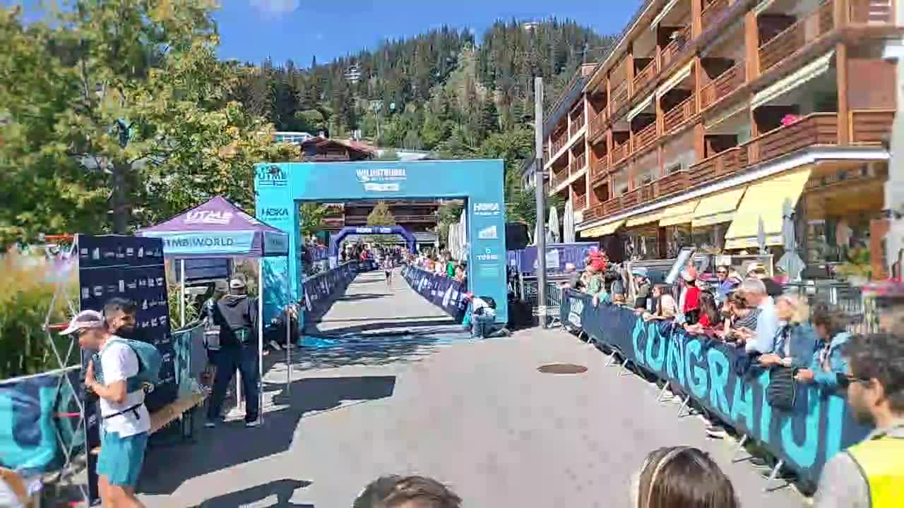 Dimitri Morel-Jean franchit l’arrivée de la Wild 70 du Wildstrubel by UTMB 2026 à Crans-Montana