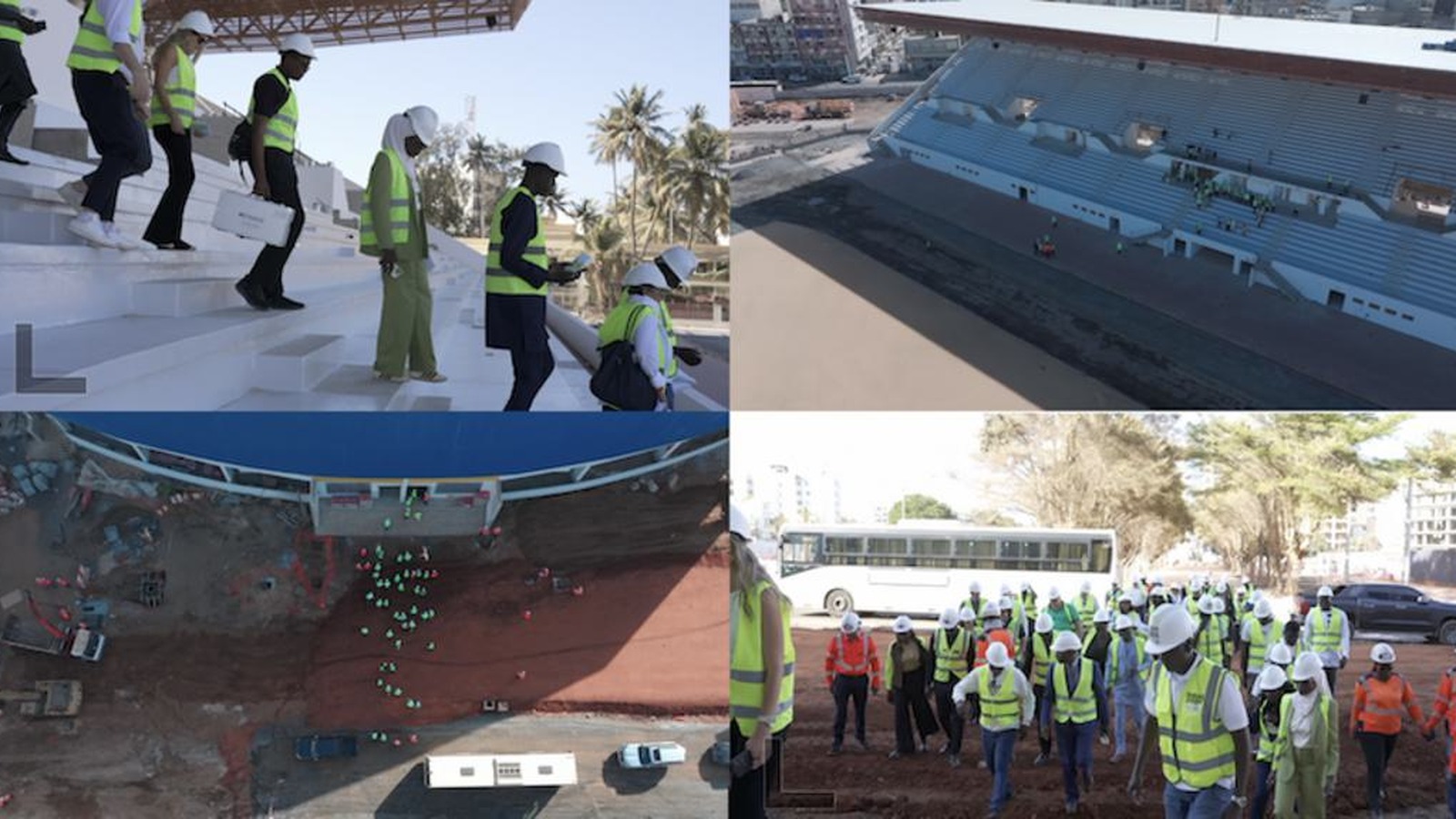 Visite du stade d’athlétisme en préparation pour les Jeux de Dakar 2026